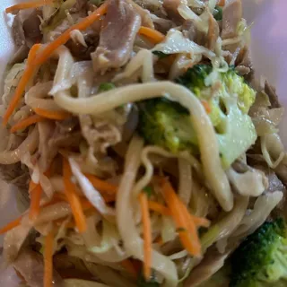 Chicken yaki udon