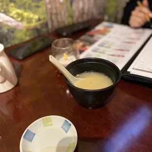 Complementary miso soup