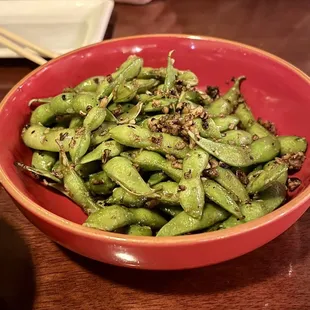 Garlic Edamame