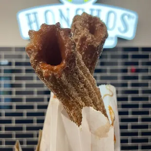 Caramel filled churros