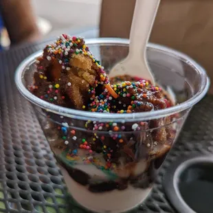 Frozen Jr. Nutella with Sprinkles... Kid fav&apos;