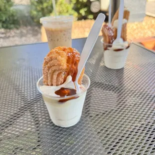 Churro ice cream