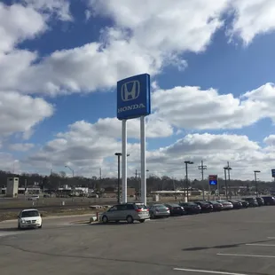 Our Giant Honda Sign!