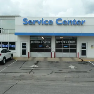 Service Center Entrance.