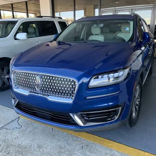 2020 Lincoln Nautilus, Artisan Blue, Sandstone interior