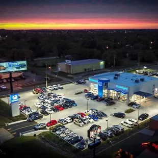 Ariel view of Honda Of Muskogee