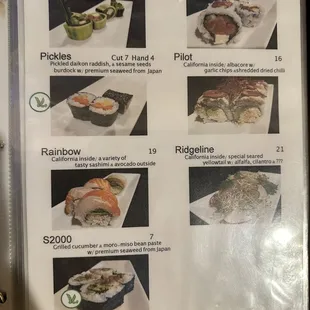 2023 Menu 7
