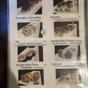 2023 Menu 6