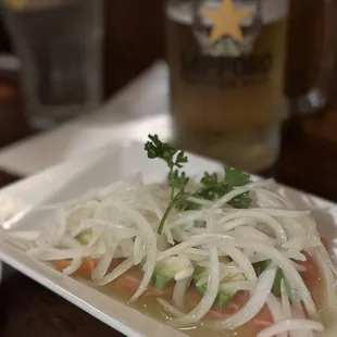 Salmon Carpaccio