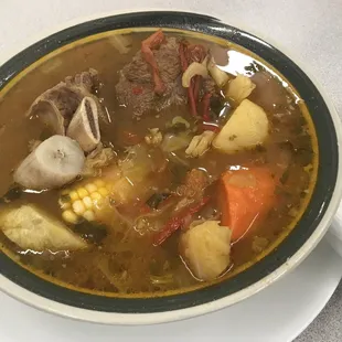 Sopa de res/ beef stew Delicious!!