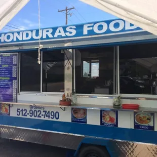 The front of the trailer