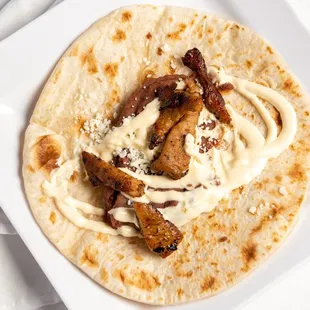 Baleada with Chuleta