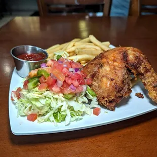 1/4 fried chicken $8