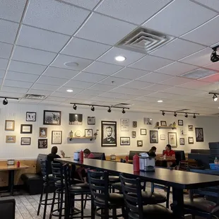 the interior of a restaurant