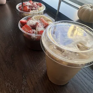 Standard açaí bowls and the bootlegger