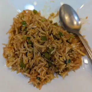 Triple Schezwan rice
