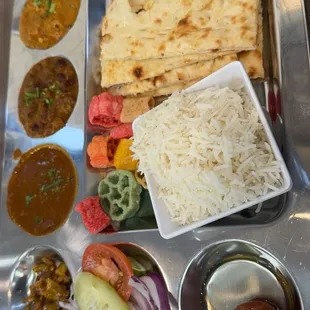 Punjabi thali