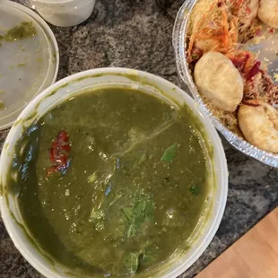 Palak paneer