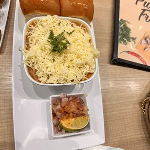 Cheese Bhaji Pav