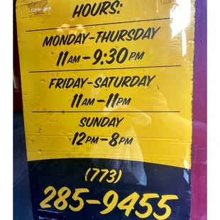 Open Hours &amp; Phone Orders 7732859455. Honey 1 BBQ.Pretty Good Chicago Style BBQ .Take Out. Catering.No Dining In.Cash Only!