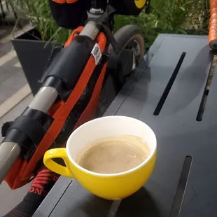 Espresso on the Patio.