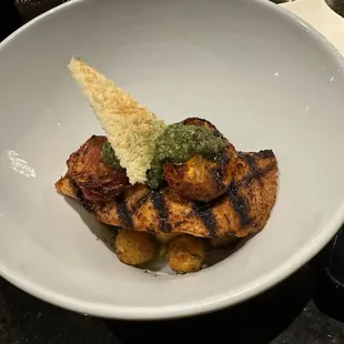 Entree-Grilled Salmon (bronzed)