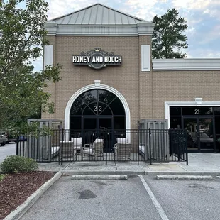 Front entrance and patio