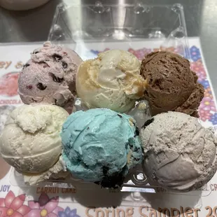 Sample pack with yummy flavors