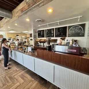 Counter and menu board