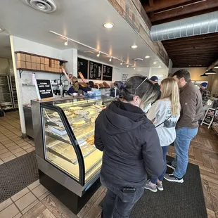 customers in the bakery