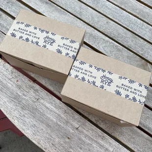 Boxed sandwiches