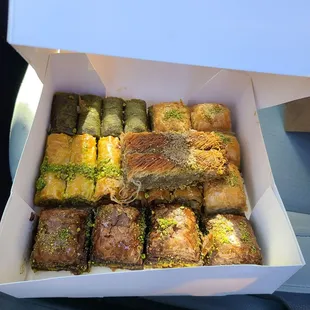 Much if different baklavas