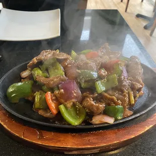 Sizzling Pepper Steak