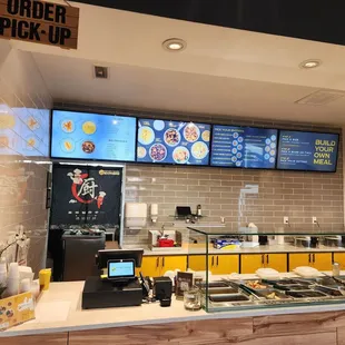 Inside of their express takeout.