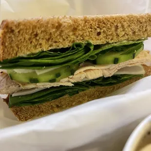 Basil Roasted Chicken Sandwich minus avocado