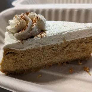 Pumpkin cheesecake