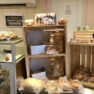  display of baked goods
