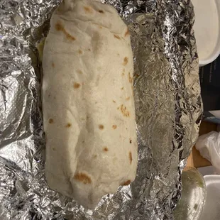 Sausage, Egg, Potato Burrito