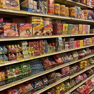 Mexican candy section