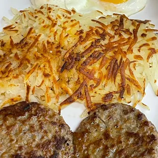 eggs and hash browns