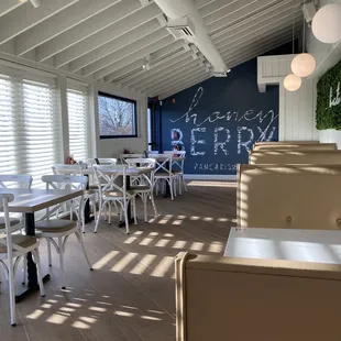 the interior of the restaurant