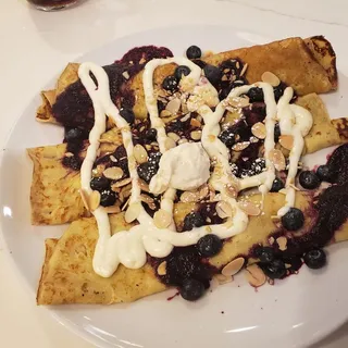 Blueberry Danish Crepe