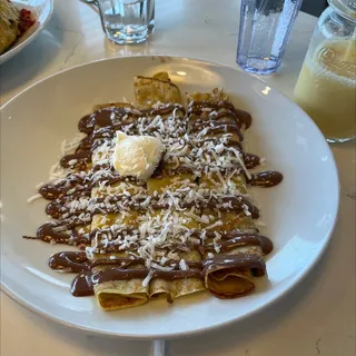 Creamy Nutella Crepes