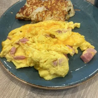 Ham & Cheddar Eggs