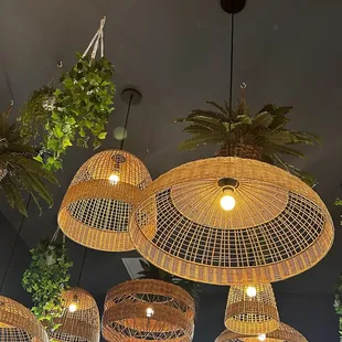 I looked up and saw their pretty decor and decided to take a picture ‍. So boom