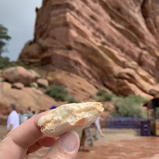 I enjoyed the orange dreamsicle one during a visit to Red Rocks Amphitheater &amp; Park.