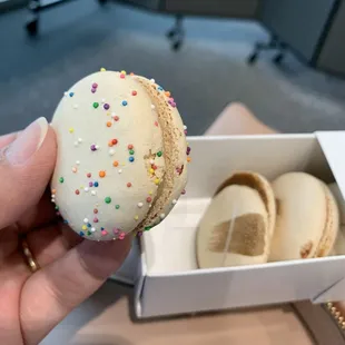 Birthday cake next up in my "six-sleeve."