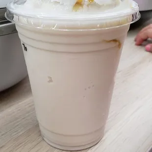 Caramel smoothie so good