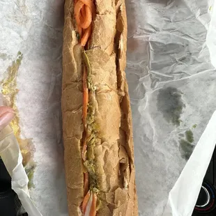 Curry chicken sandwich