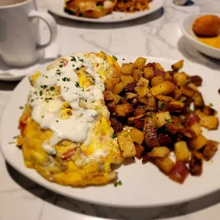Greek Omelet with potatoes